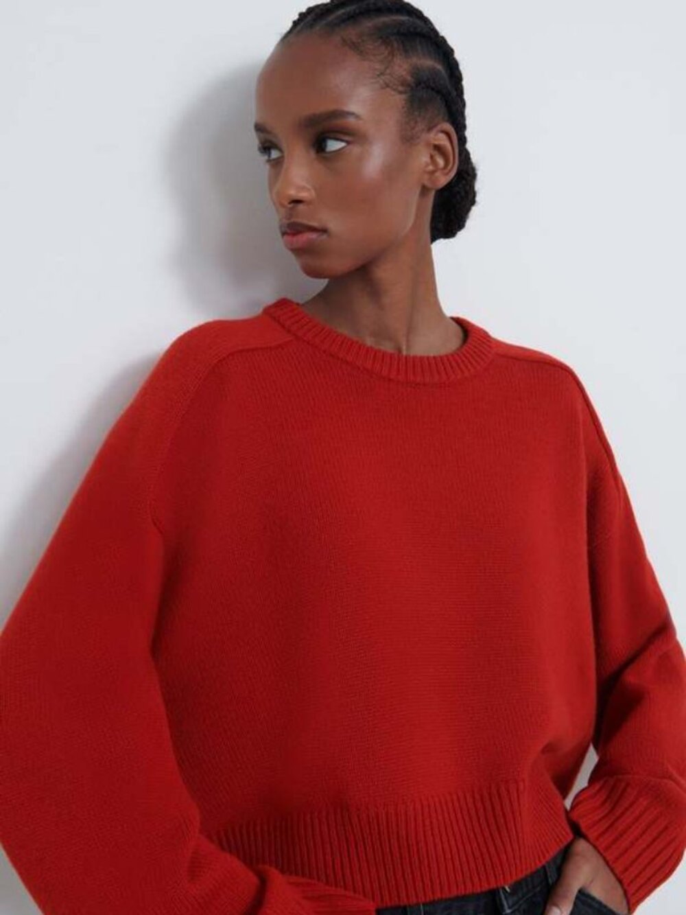 Loulou Studio Red Crewneck Sweater